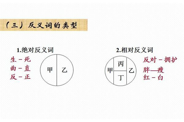 完整反义词