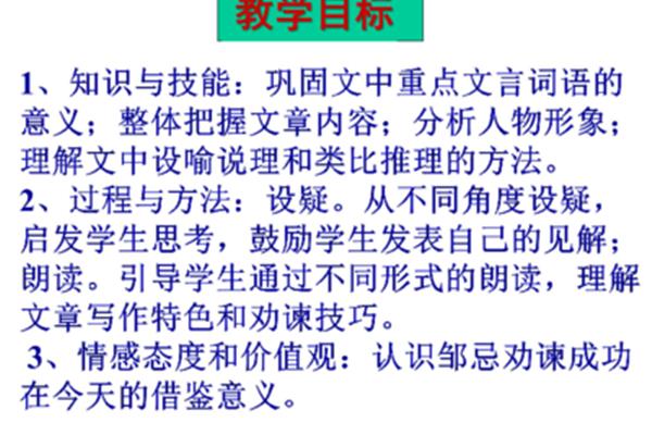 邹忌的人物形象
