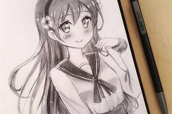 动漫人物手绘简单