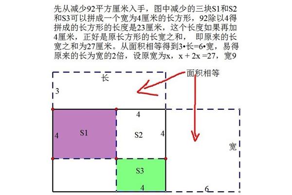 长方形的长和宽