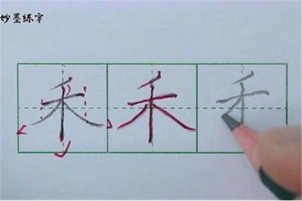 禾的笔画顺序