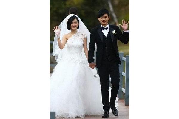 梁在中的婚礼现场