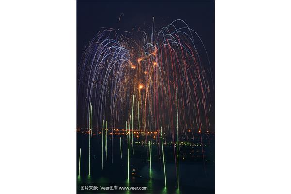 缤纷的烟花
