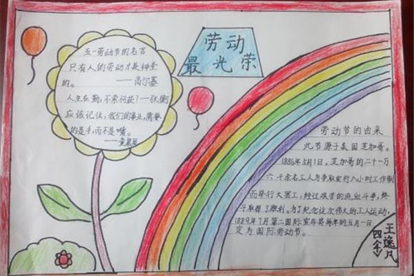 51劳动节手抄报