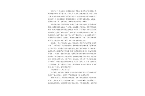 我作文600字