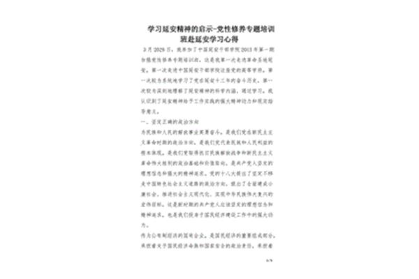 延安精神论文