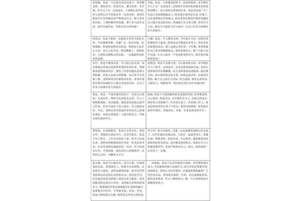 五年级学生评语
