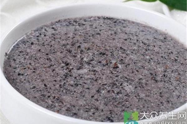 黑芝麻糊的功效