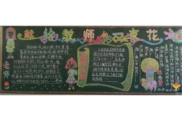 感谢老师的手抄报