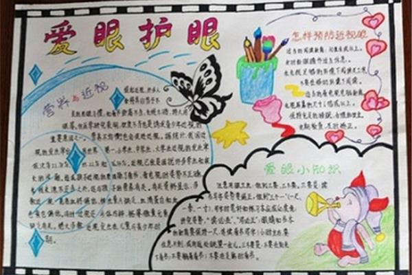 爱护眼睛手抄报
