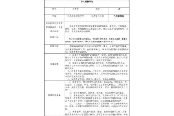 小学数学研修计划