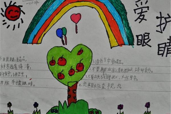 爱护眼睛手抄报