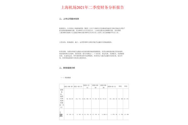 财务报表分析报告