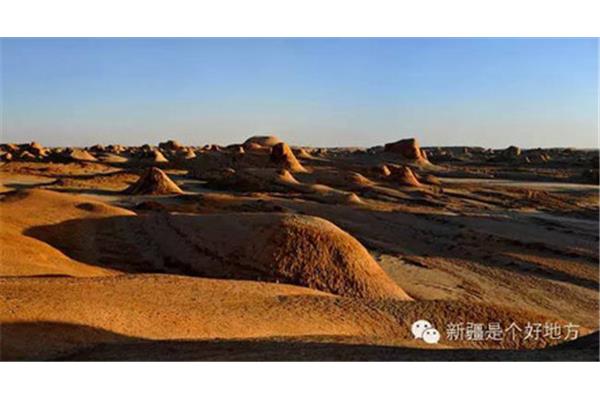 雅丹地貌特点