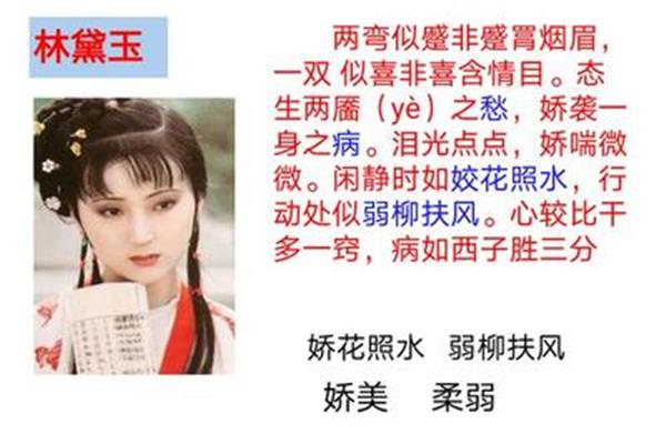 林黛玉的人物形象