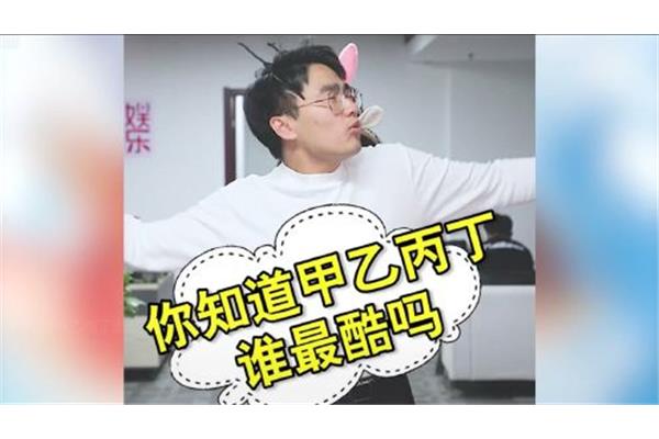 甲乙丙丁谁最酷