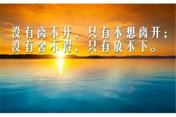 舍不得离开的句子