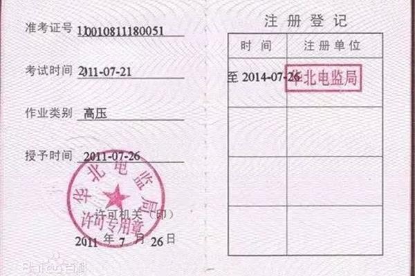 电工证考试内容