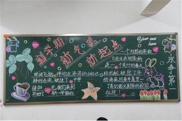 新学期黑板报内容