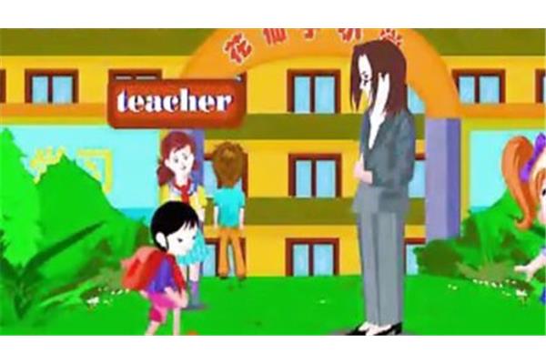 儿歌《上学校》