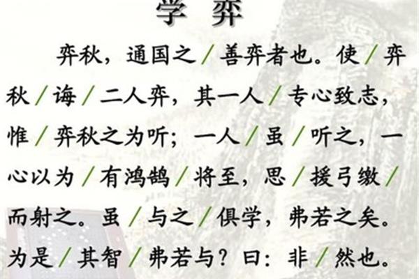 学弈的意思