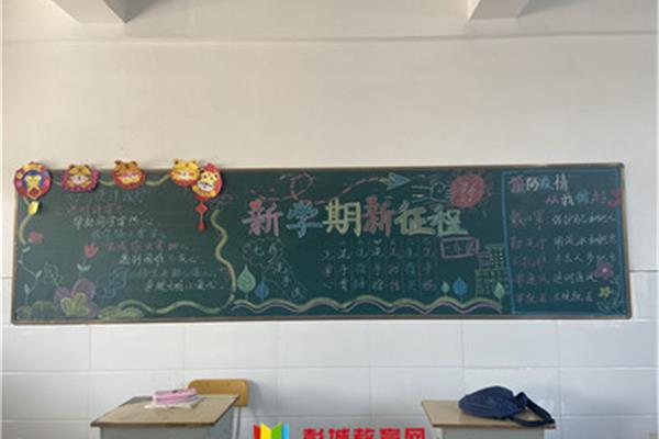 新学期黑板报内容