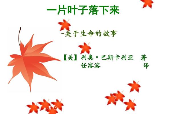 一片叶子落下来