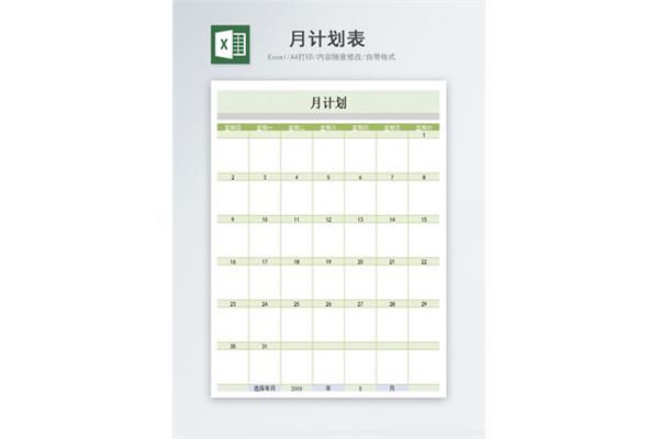 日计划表格模板
