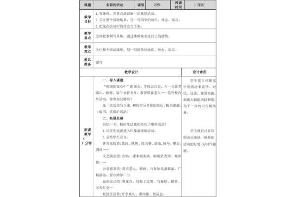 教学活动设计