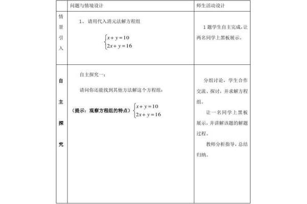 教学活动设计