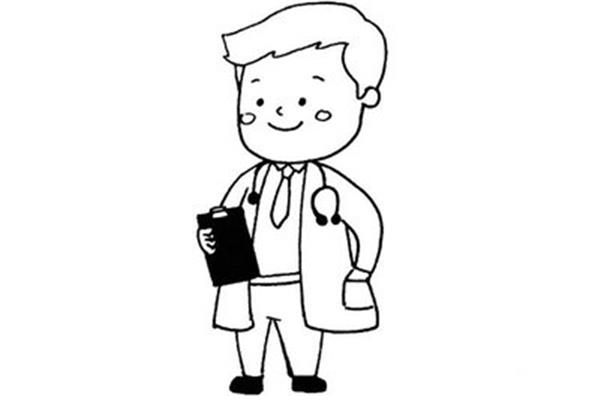 收银员简笔画