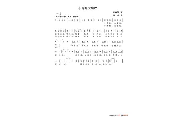 池塘边有只小青蛙