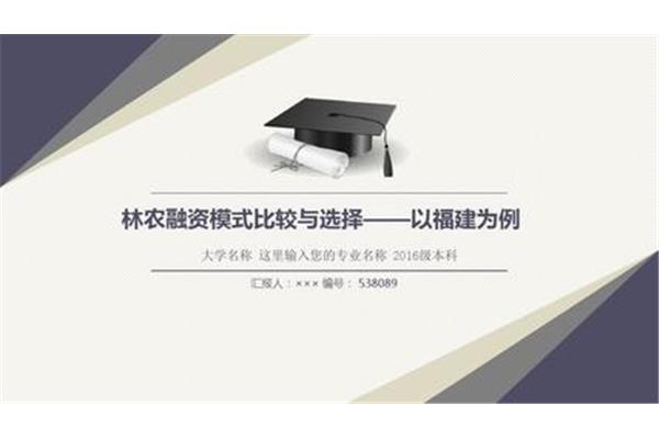 本科毕业答辩