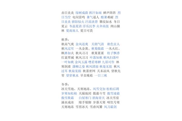 描写雨的四字成语