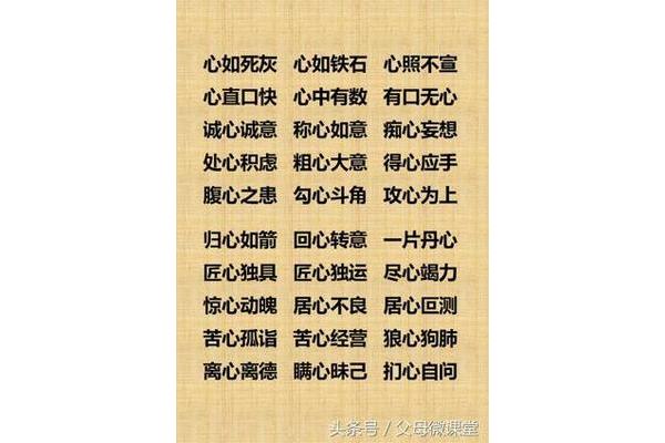 身体的成语