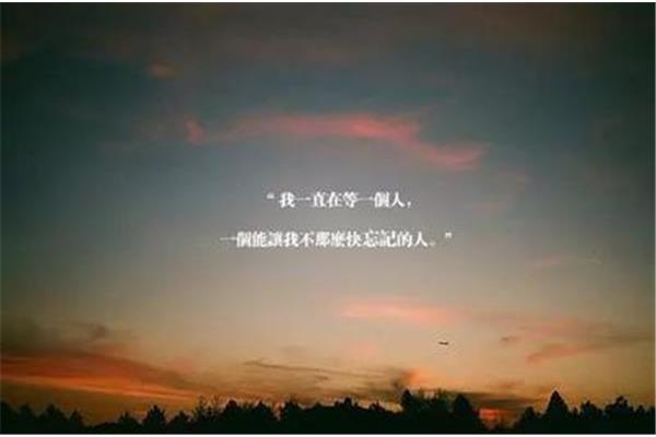 我一直在等