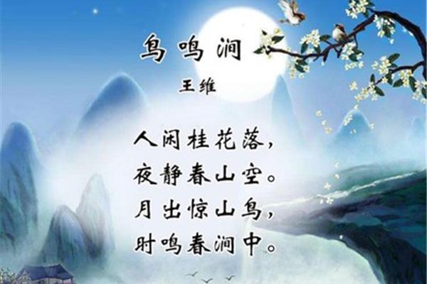 鸟鸣涧赏析