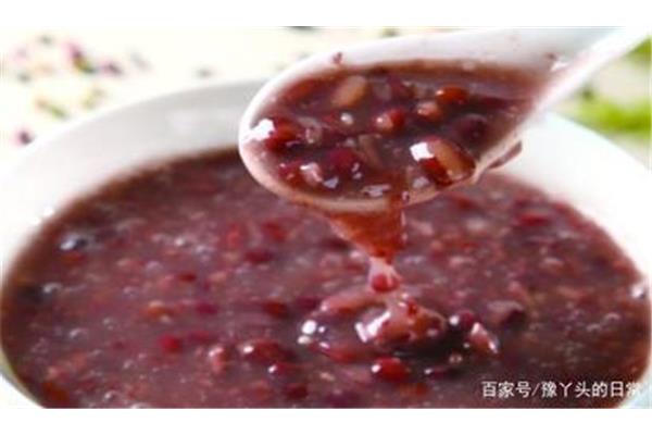 小米红豆粥的功效