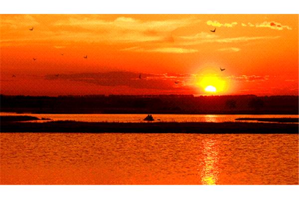 描写夕阳的诗