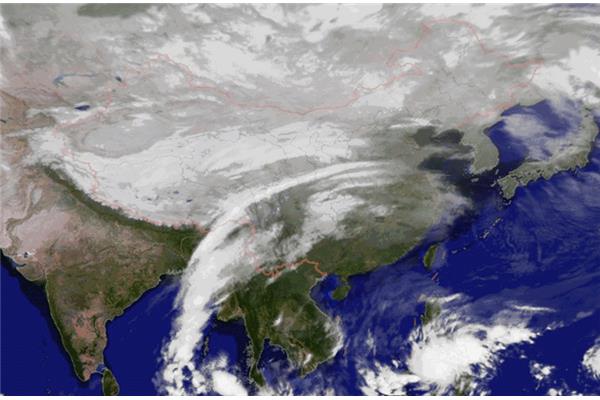 天气卫星云图