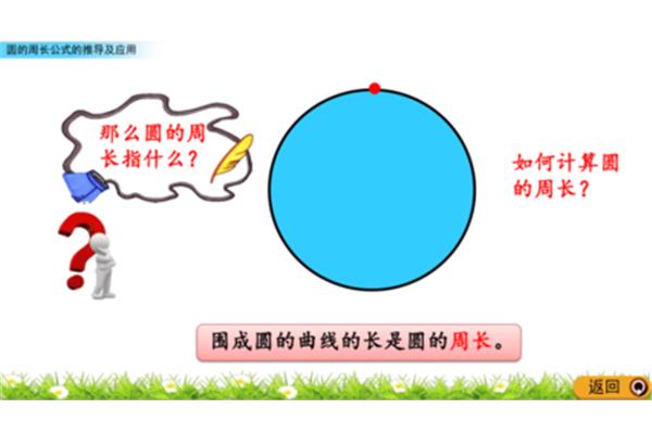 圆形周长公式