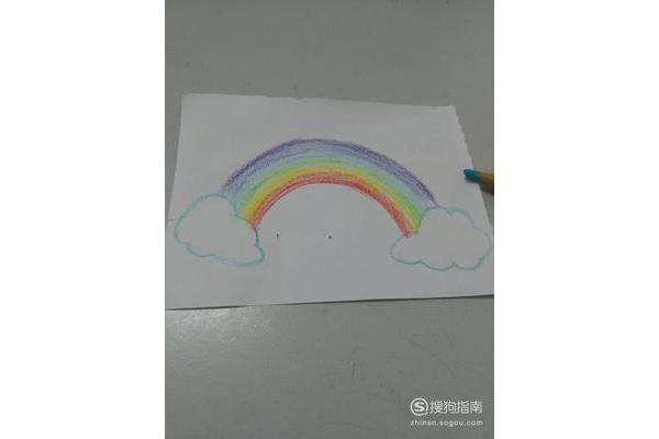 彩虹怎么画