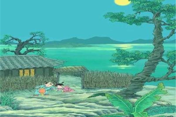 夜书所见翻译