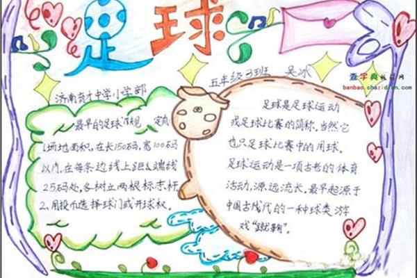 足球主题手抄报