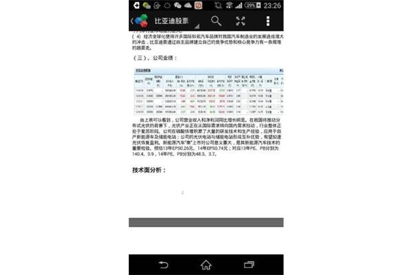 股票分析论文