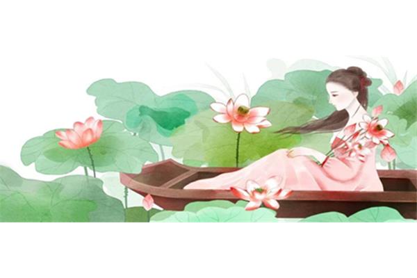 采莲曲古诗意思