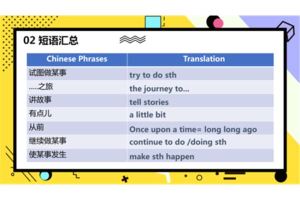 试图做某事英语