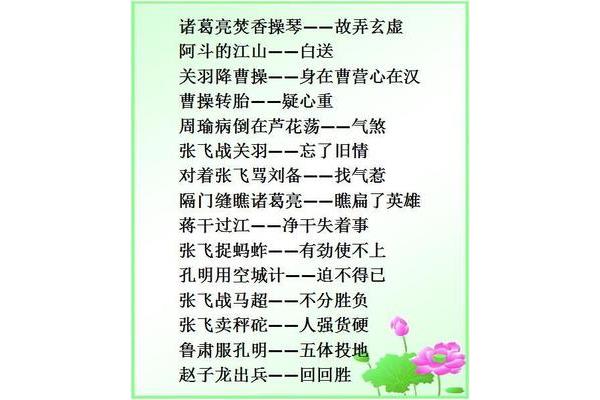 有哪些谚语