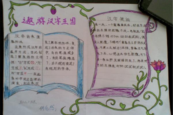 语言文字手抄报