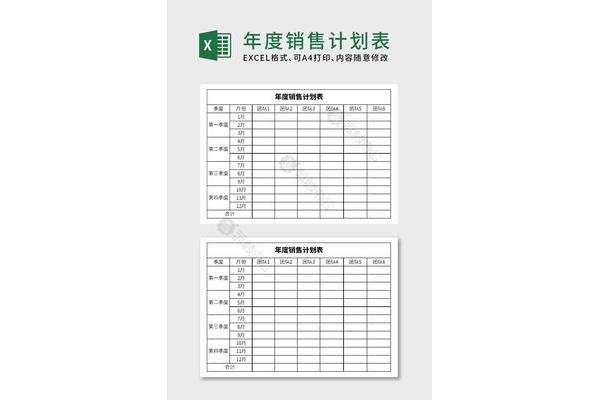 销售年度计划
